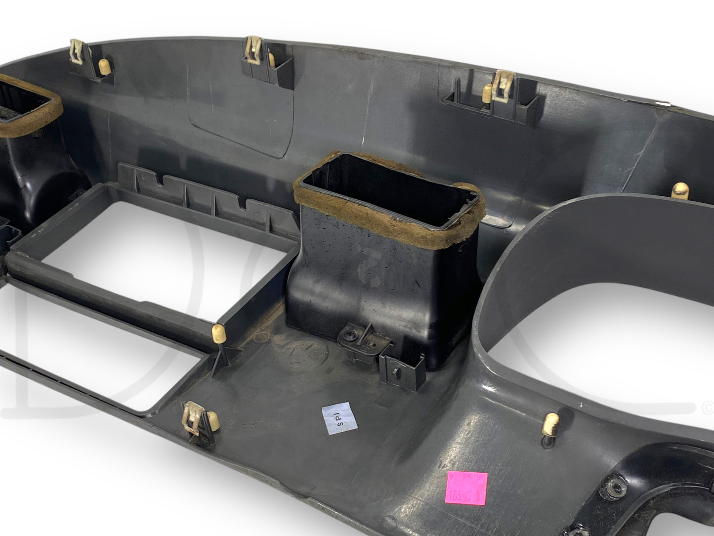 99-04 Ford F250 F350 Super Duty Dash Bezel Radio Cluster Trim Panel Gray *Blem*