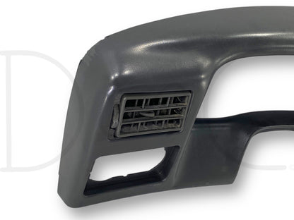 99-04 Ford F250 F350 Super Duty Dash Bezel Radio Cluster Trim Panel Gray *Blem*