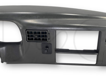 99-04 Ford F250 F350 Super Duty Dash Bezel Radio Cluster Trim Panel Gray *Blem*