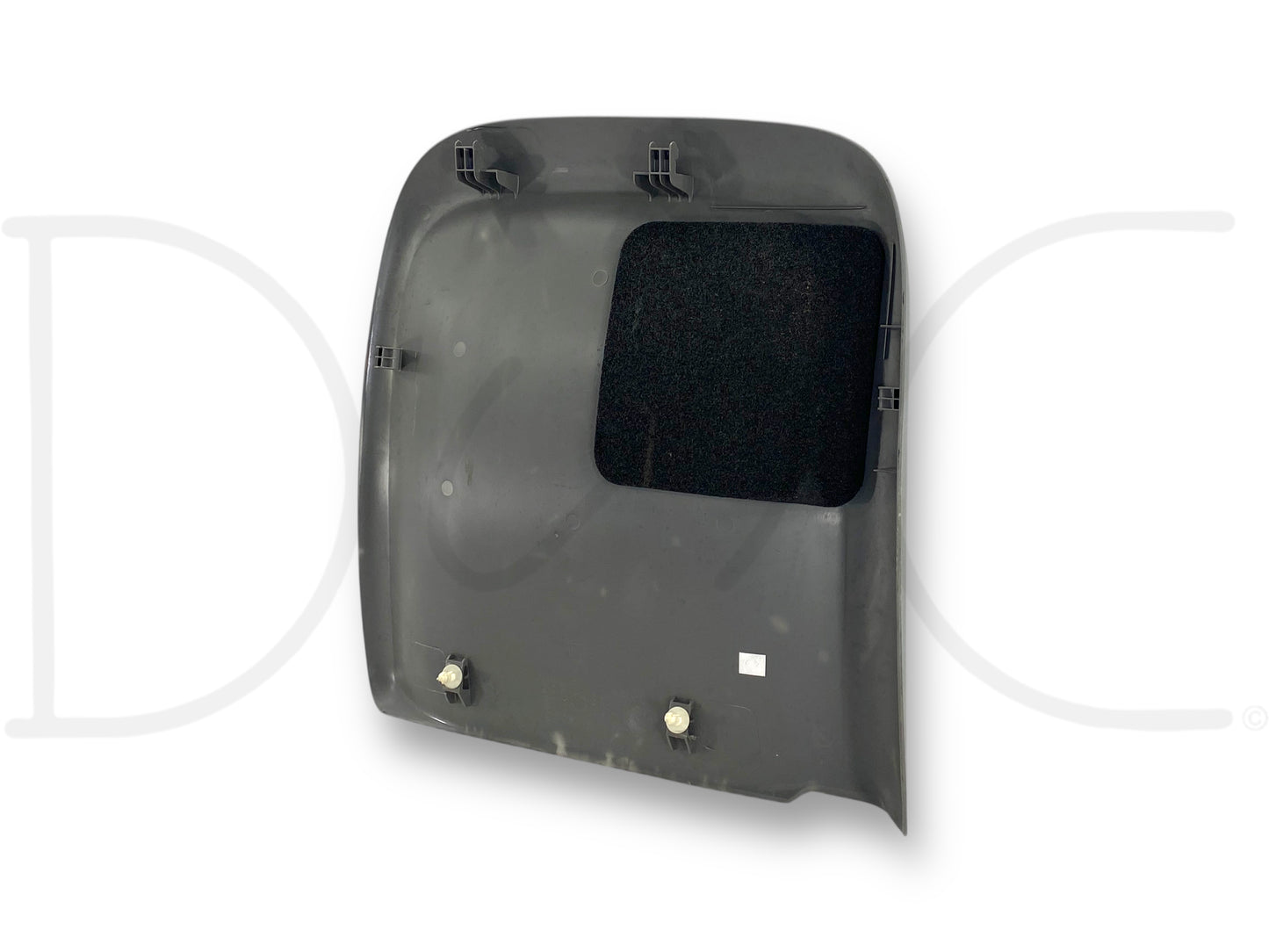 01-07 Ford F250 F350 LH Left Driver Front Seat Back Plastic Trim Gray OEM