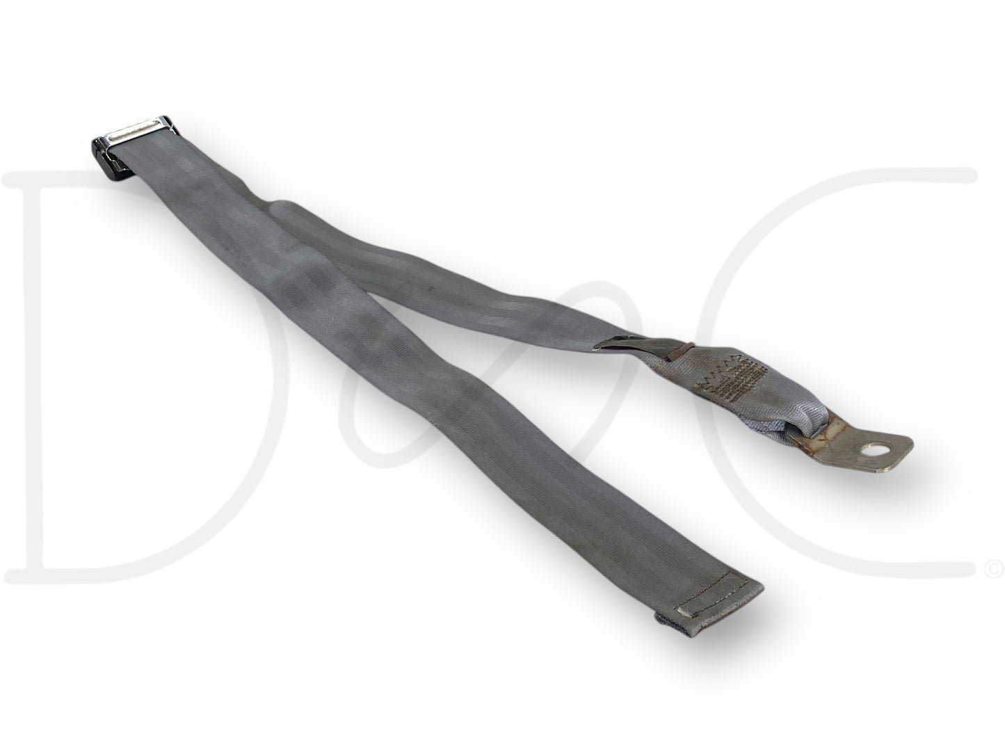 99-07 Ford F250 F350 Extended Cab Rear Back Seat Center Seatbelt Lap Belt Gray
