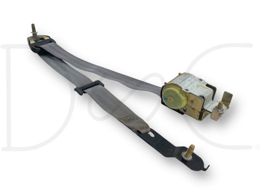 99-04 Ford F250 F350 Extended Cab LH Left Driver Rear Seat Belt Seatbelt Gray