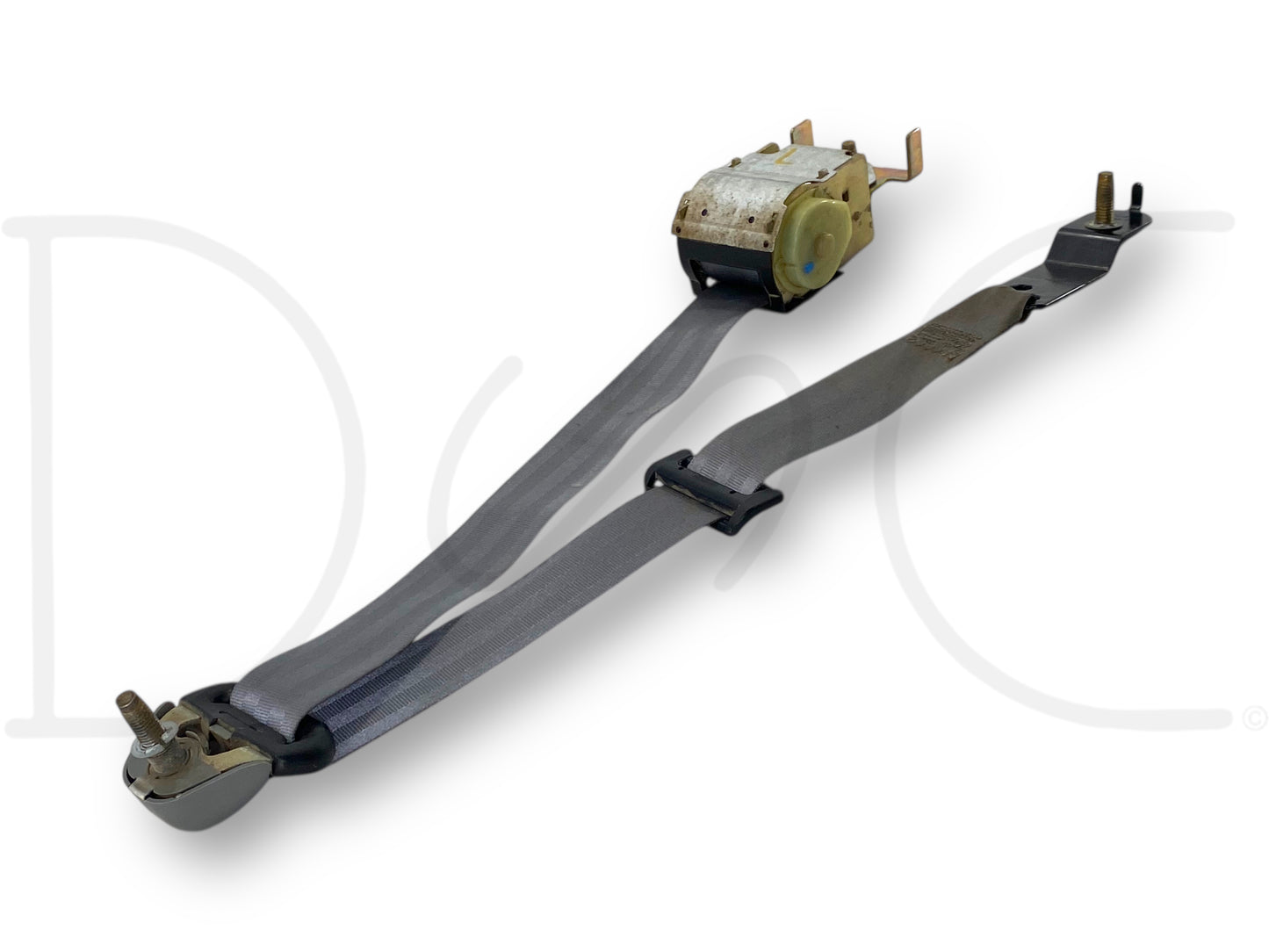 99-04 Ford F250 F350 Extended Cab LH Left Driver Rear Seat Belt Seatbelt Gray