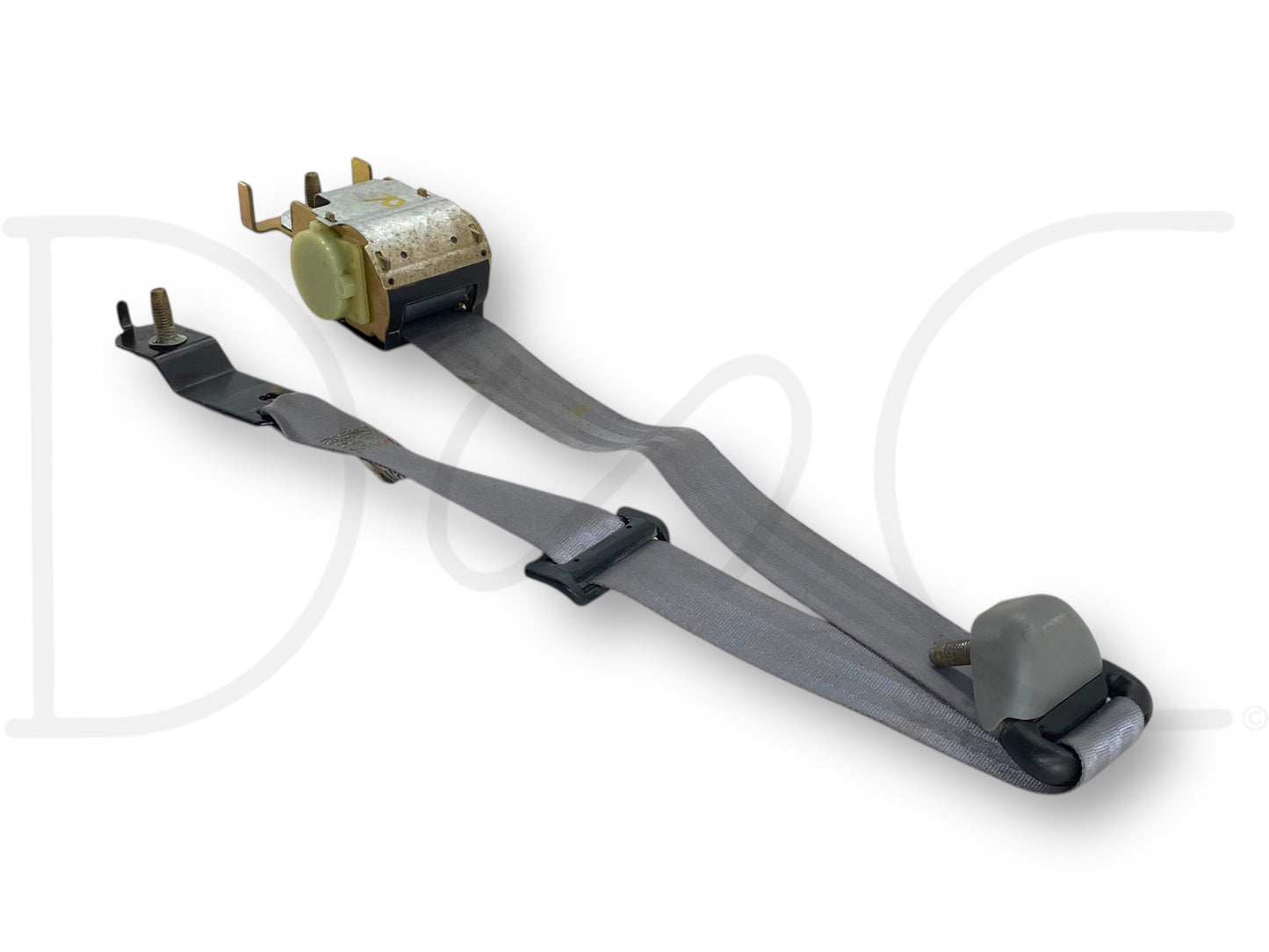99-04 Ford F250 F350 Extended Cab Right Passenger Rear Seat Belt Seatbelt Gray