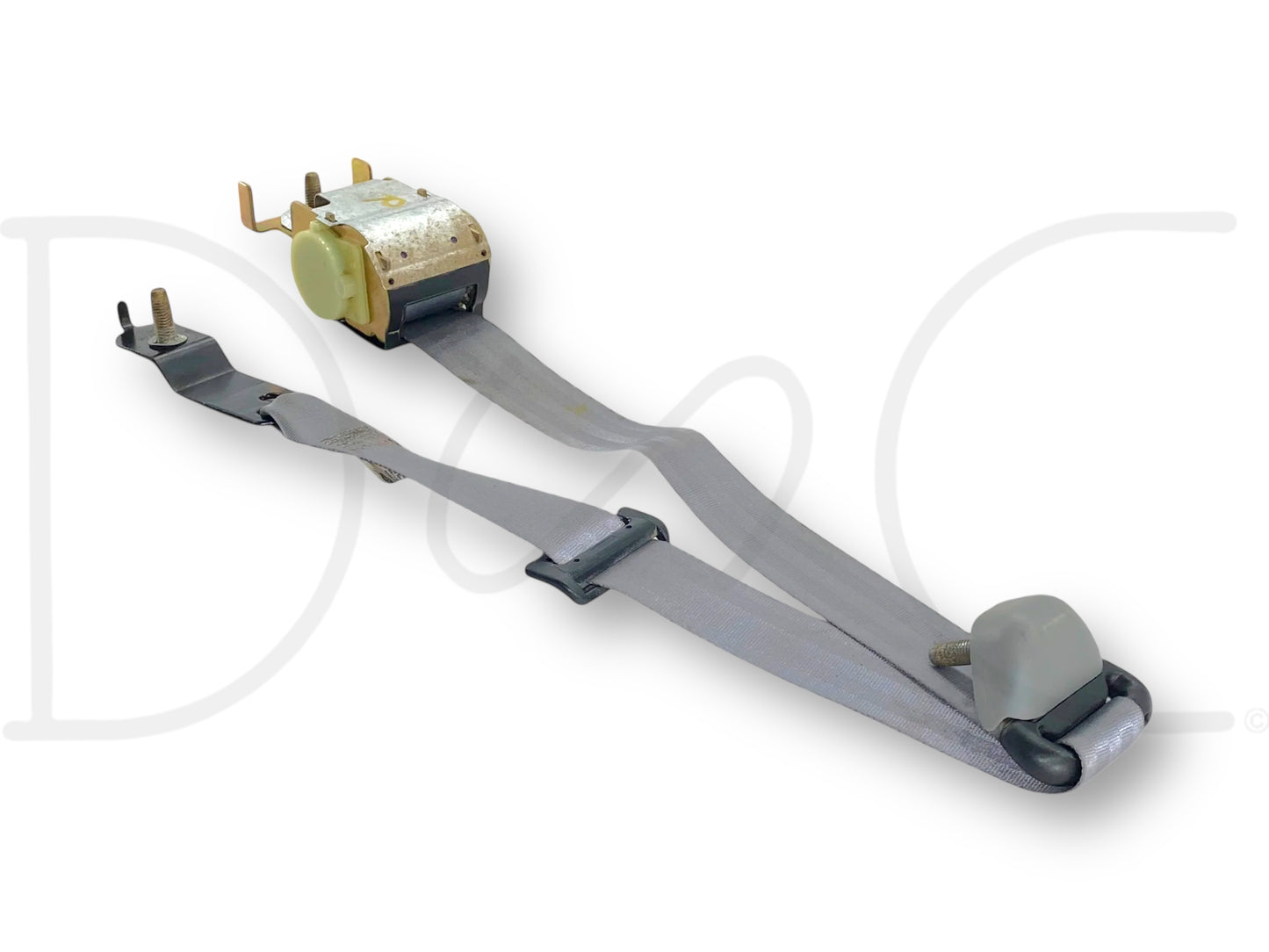 99-04 Ford F250 F350 Extended Cab Right Passenger Rear Seat Belt Seatbelt Gray