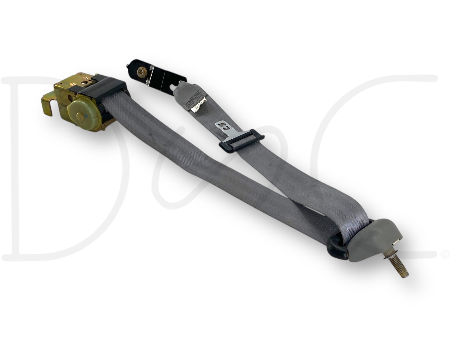 99-04 Ford F250 F350 Extended Cab Right Passenger Rear Seat Belt Seatbelt Gray