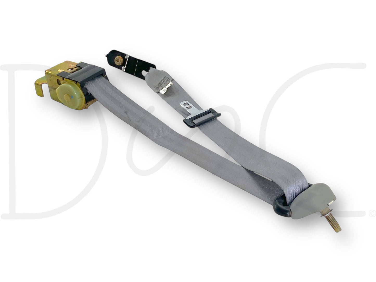 99-04 Ford F250 F350 Extended Cab Right Passenger Rear Seat Belt Seatbelt Gray