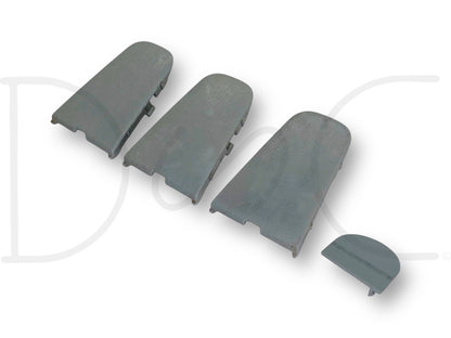 99-07 Ford F250 F350 Super Duty Dashboard Dash Bolt Cover Trim Set Gray OE