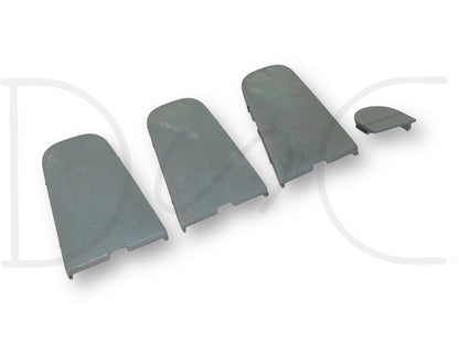 99-07 Ford F250 F350 Super Duty Dashboard Dash Bolt Cover Trim Set Gray OE