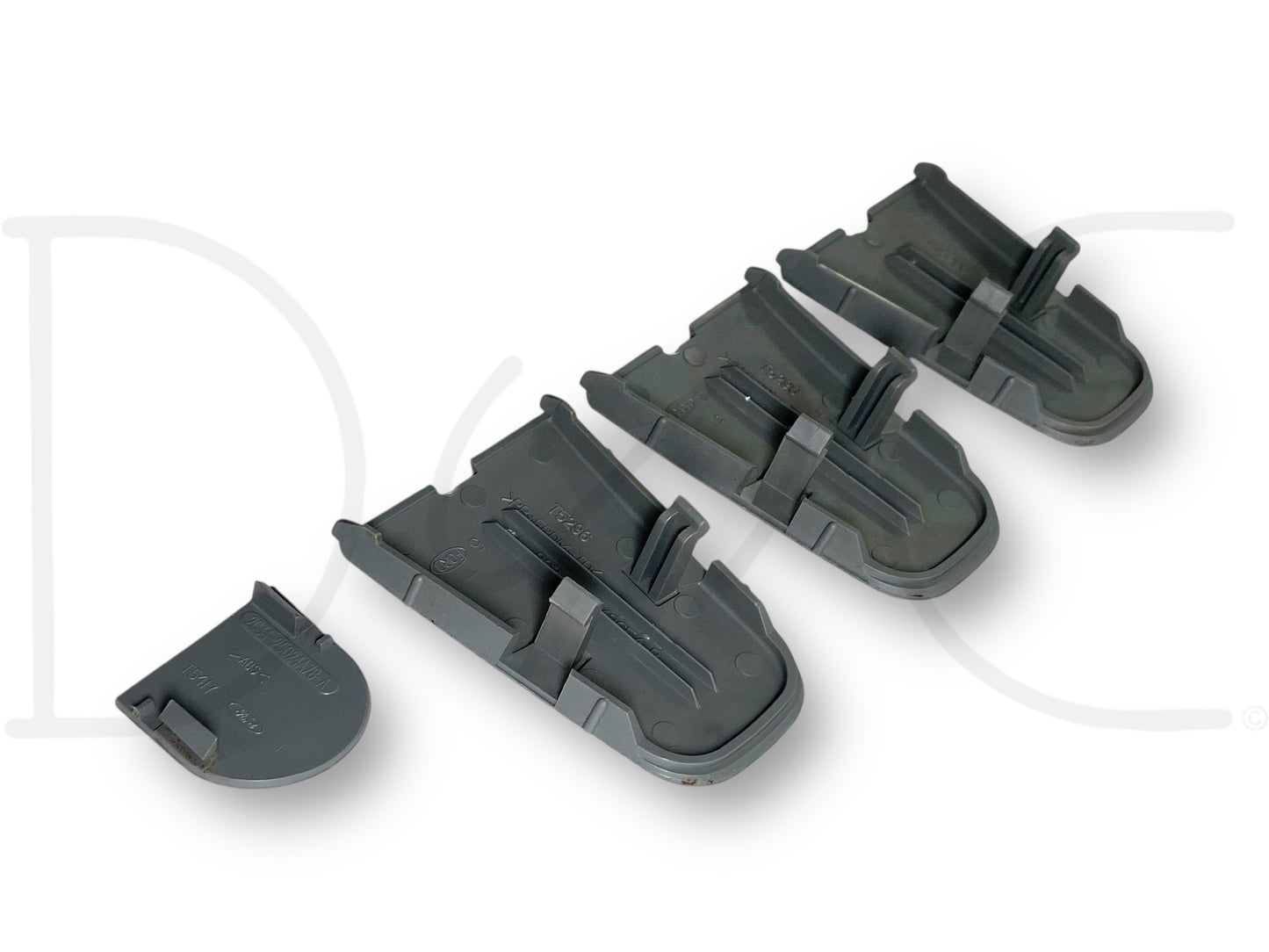 99-07 Ford F250 F350 Super Duty Dashboard Dash Bolt Cover Trim Set Gray OE
