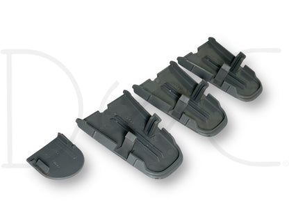 99-07 Ford F250 F350 Super Duty Dashboard Dash Bolt Cover Trim Set Gray OE