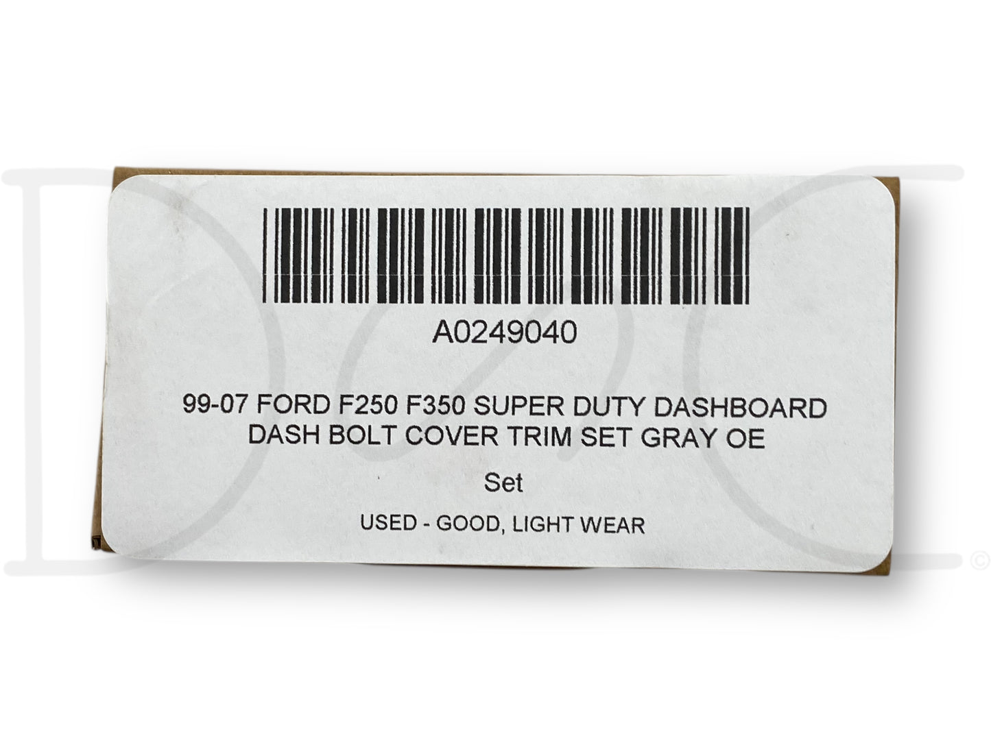99-07 Ford F250 F350 Super Duty Dashboard Dash Bolt Cover Trim Set Gray OE