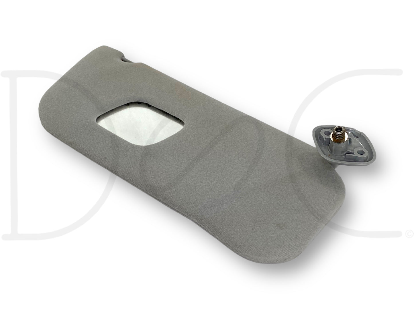 02-07 Ford F250 F350 RH Right Passenger Sun Visor Gray W/ Mirror OEM