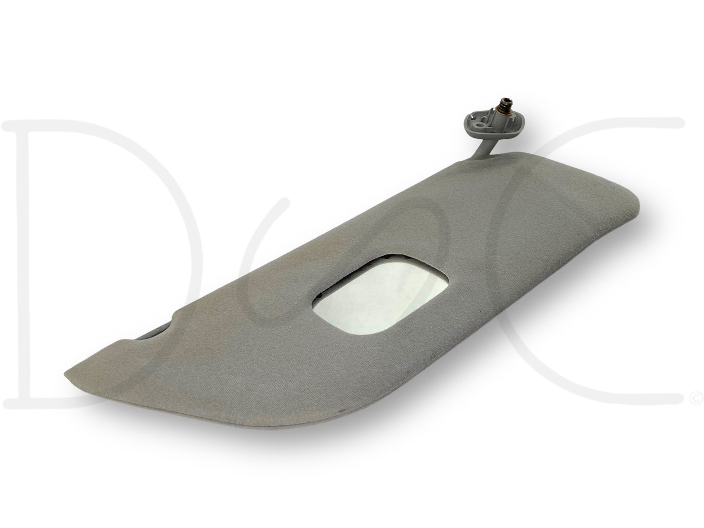 02-07 Ford F250 F350 RH Right Passenger Sun Visor Gray W/ Mirror OEM