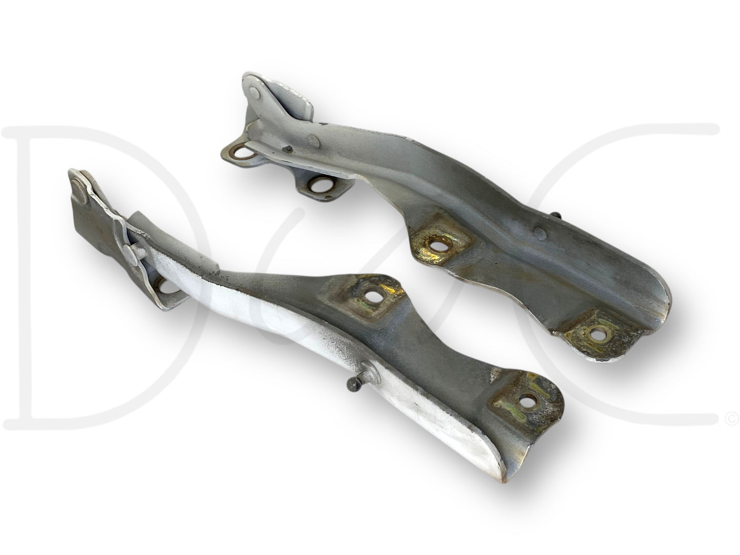 99-07 Ford F250 F350 Super Duty Hood Hinge Set White Hood Hinges OE RH LH Pair
