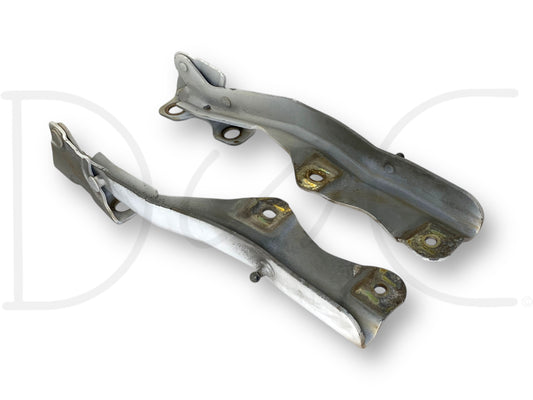 99-07 Ford F250 F350 Super Duty Hood Hinge Set White Hood Hinges OE RH LH Pair