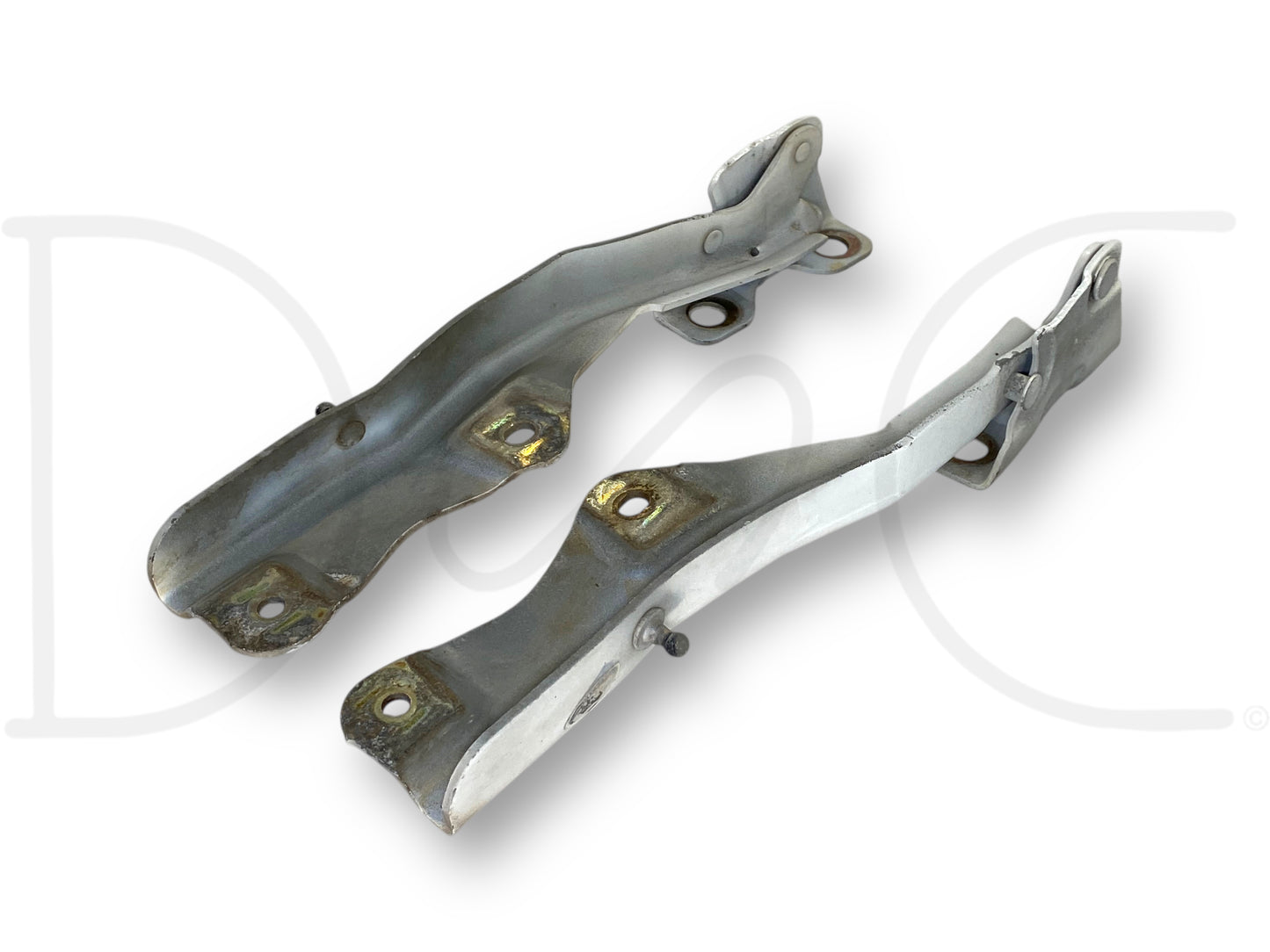 99-07 Ford F250 F350 Super Duty Hood Hinge Set White Hood Hinges OE RH LH Pair
