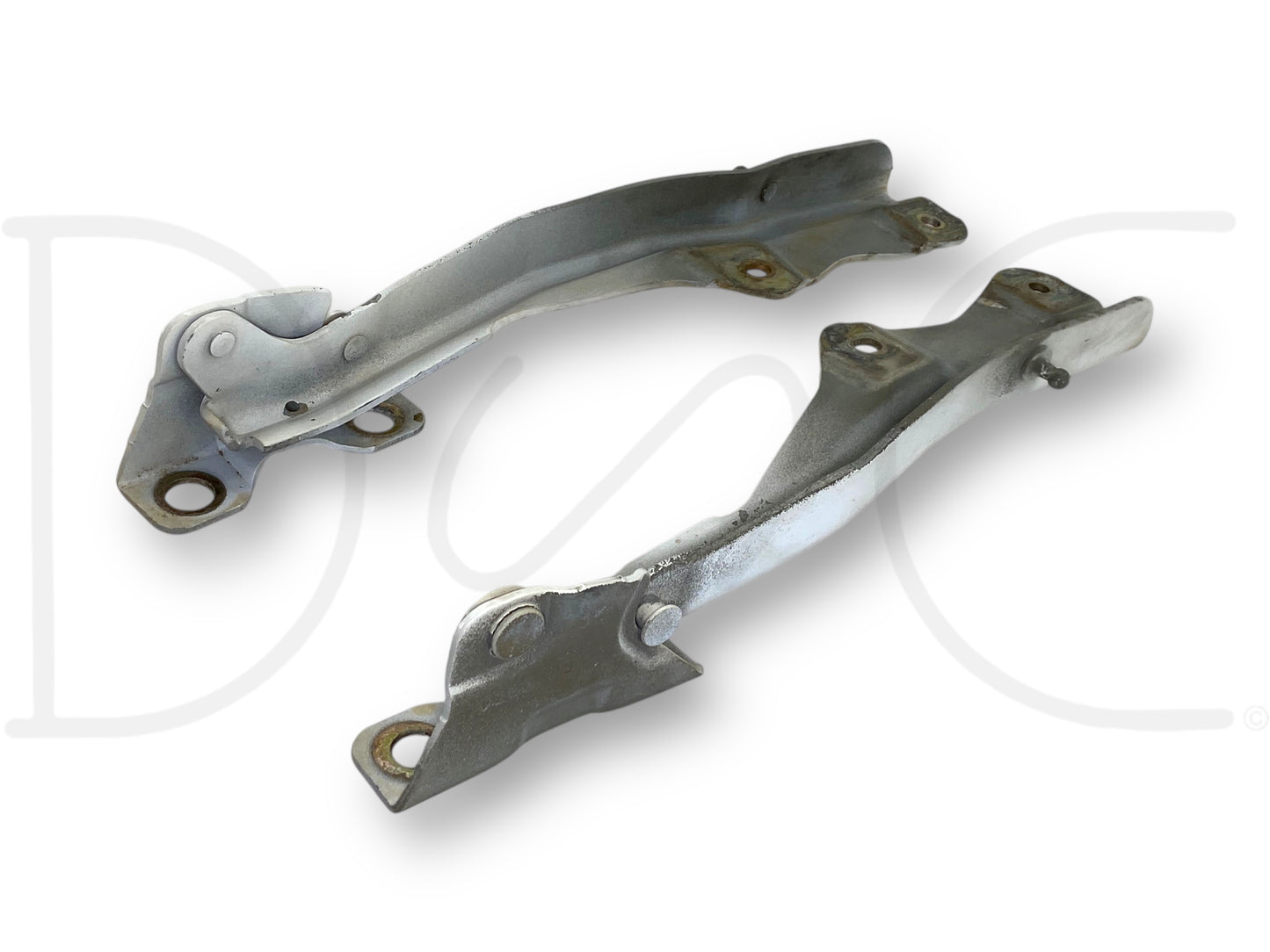 99-07 Ford F250 F350 Super Duty Hood Hinge Set White Hood Hinges OE RH LH Pair
