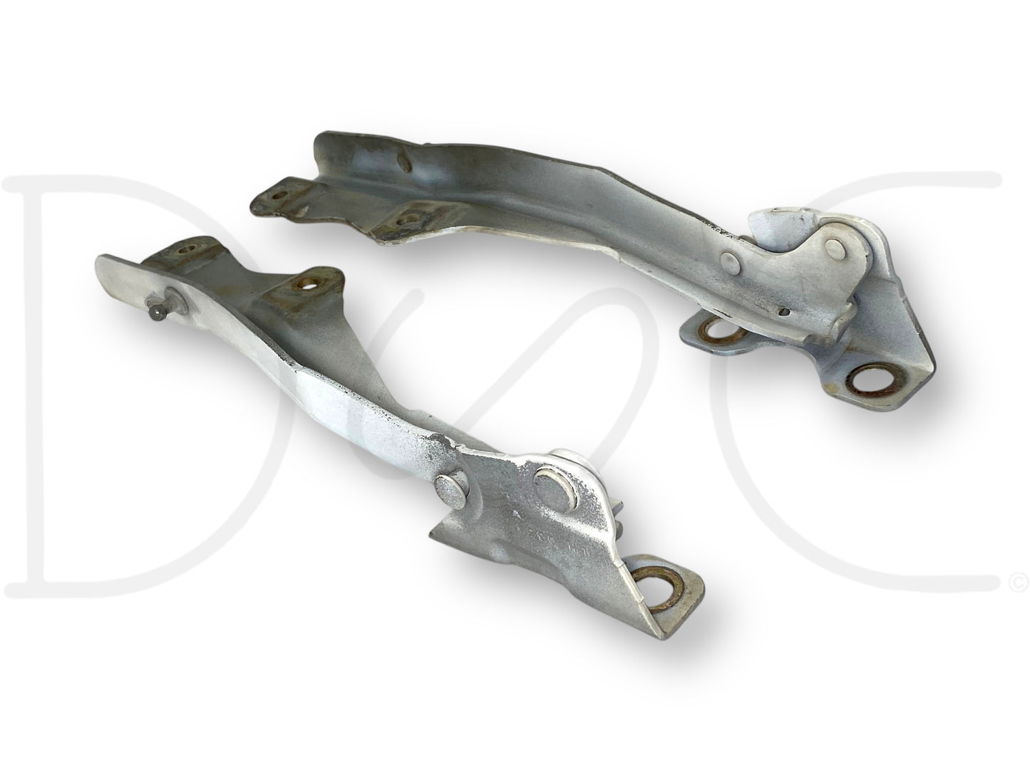 99-07 Ford F250 F350 Super Duty Hood Hinge Set White Hood Hinges OE RH LH Pair
