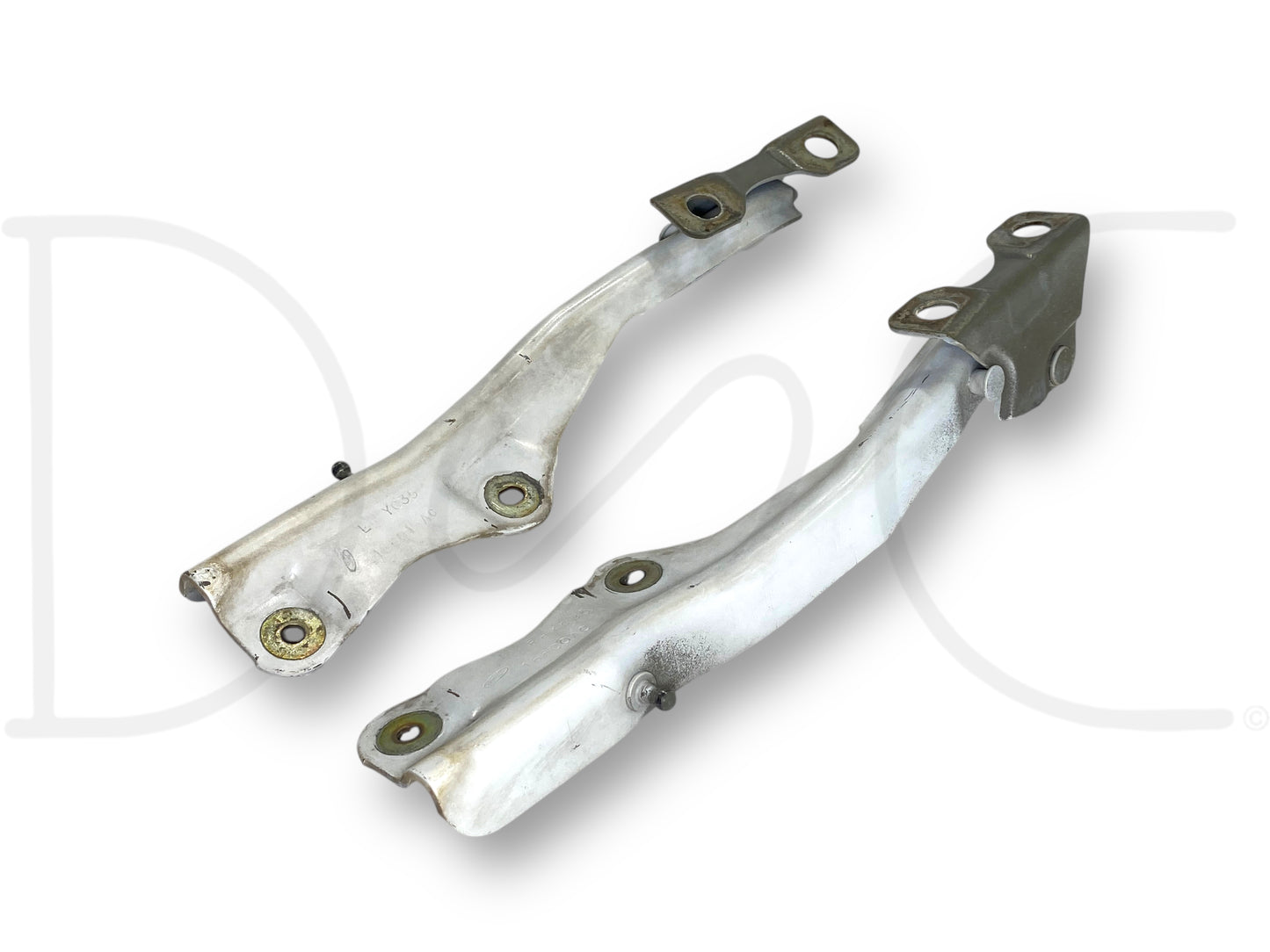 99-07 Ford F250 F350 Super Duty Hood Hinge Set White Hood Hinges OE RH LH Pair