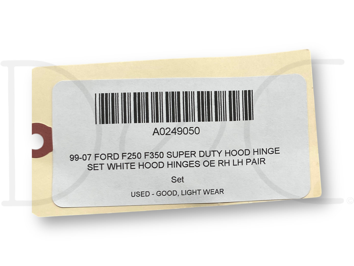 99-07 Ford F250 F350 Super Duty Hood Hinge Set White Hood Hinges OE RH LH Pair