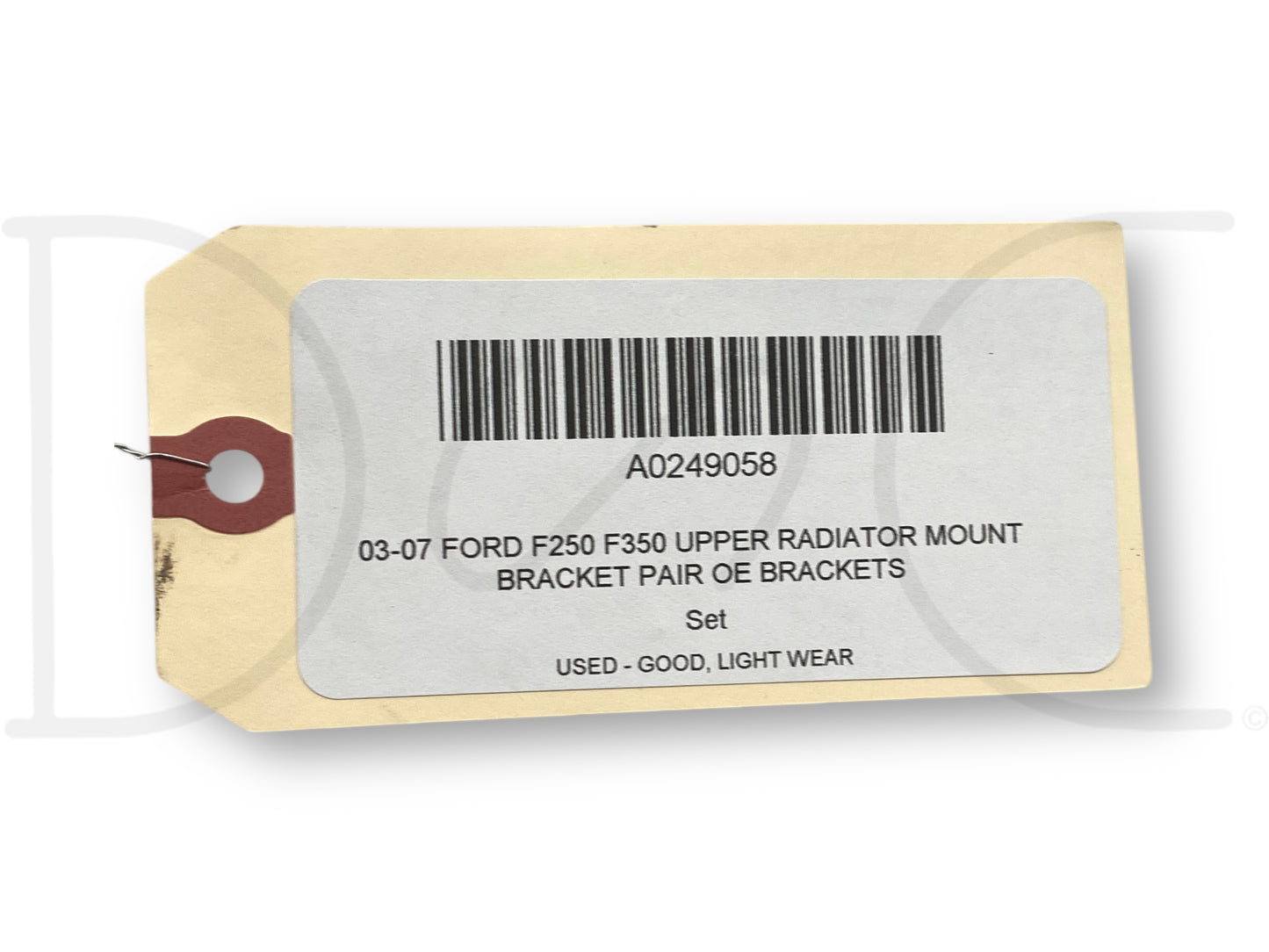 03-07 Ford F250 F350 Upper Radiator Mount Bracket Pair OE Brackets