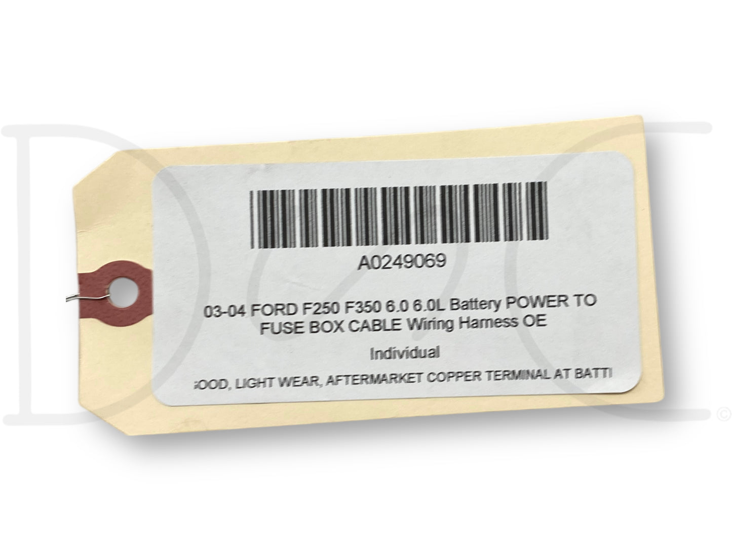 03-04 Ford F250 F350 6.0 6.0L Battery Power To Fuse Box Cable Wiring Harness OE