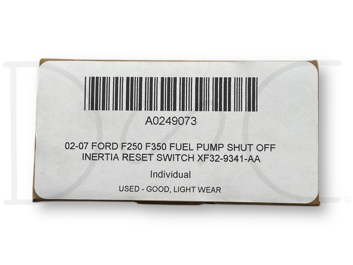 02-07 Ford F250 F350 Fuel Pump Shut Off Inertia Reset Switch Xf32-9341-Aa