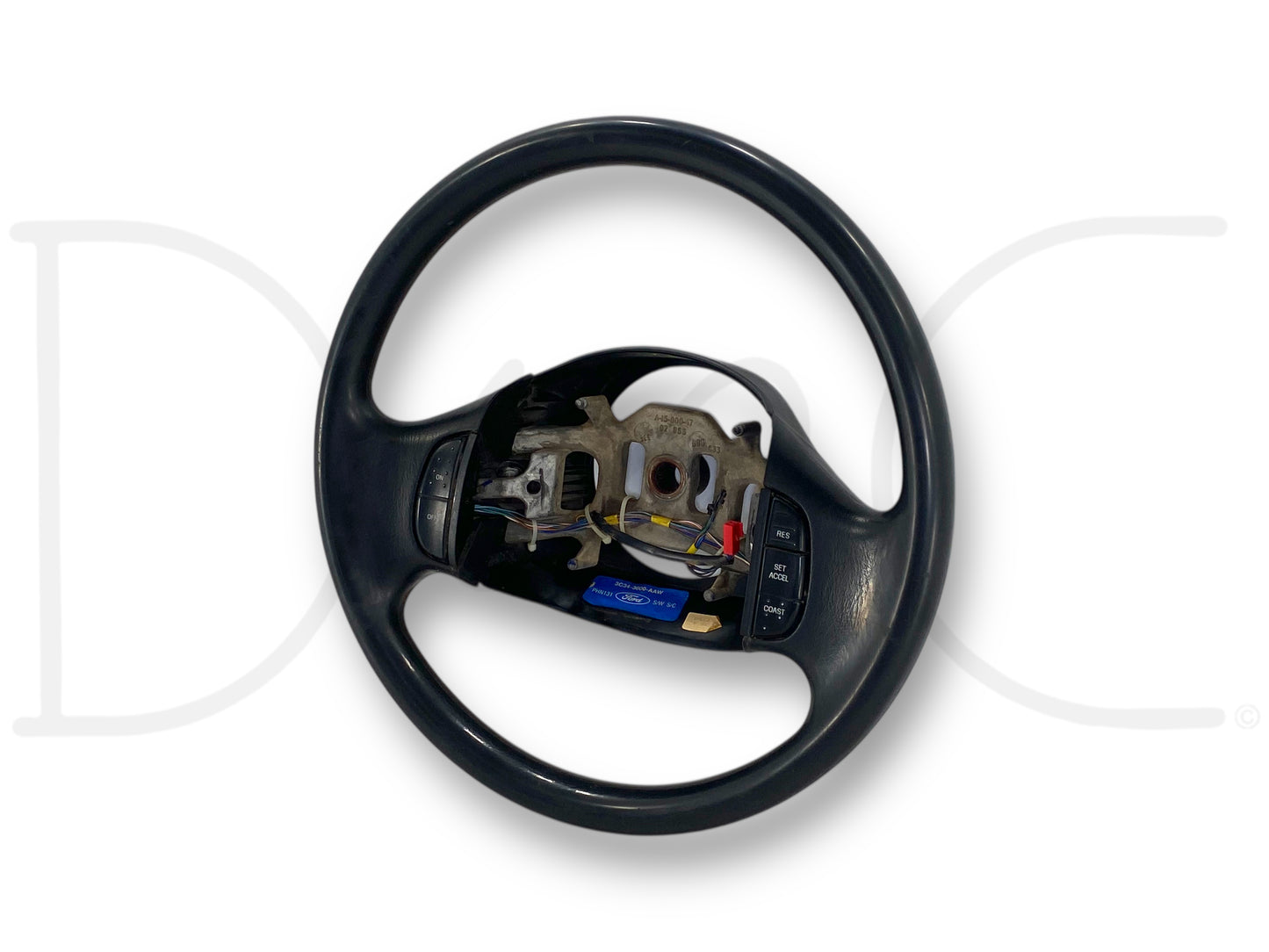 03-04 Ford F250 F350 Steering Wheel W/ Cruise Control Black OEM 3C34-3600-Aaw