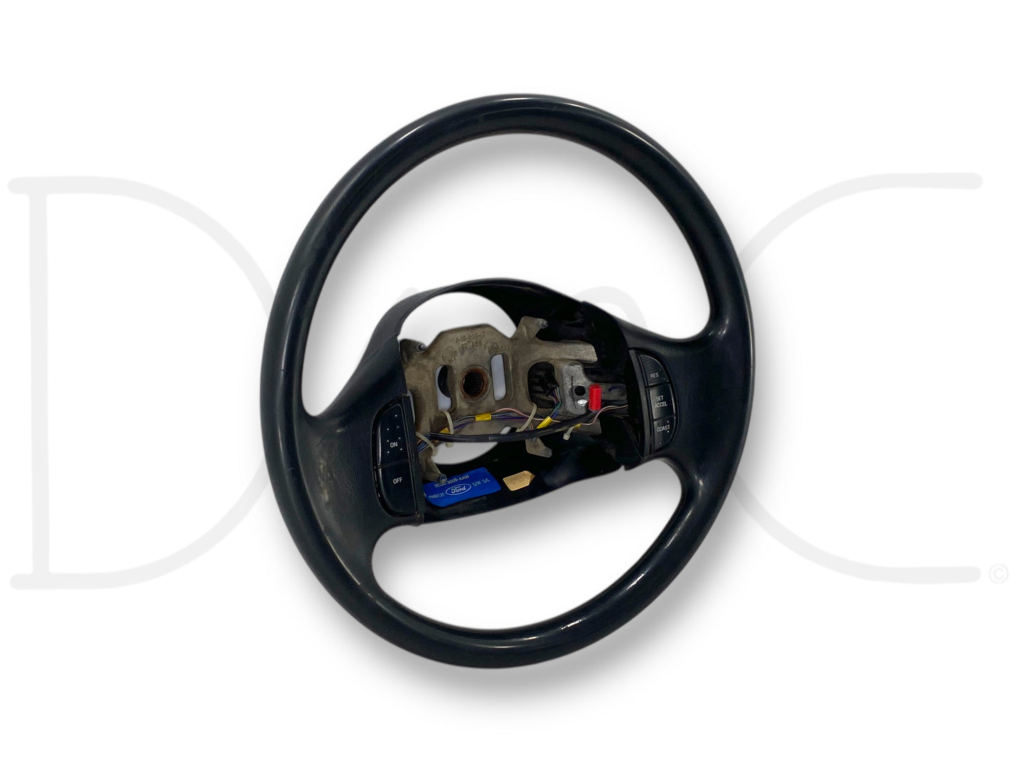 03-04 Ford F250 F350 Steering Wheel W/ Cruise Control Black OEM 3C34-3600-Aaw