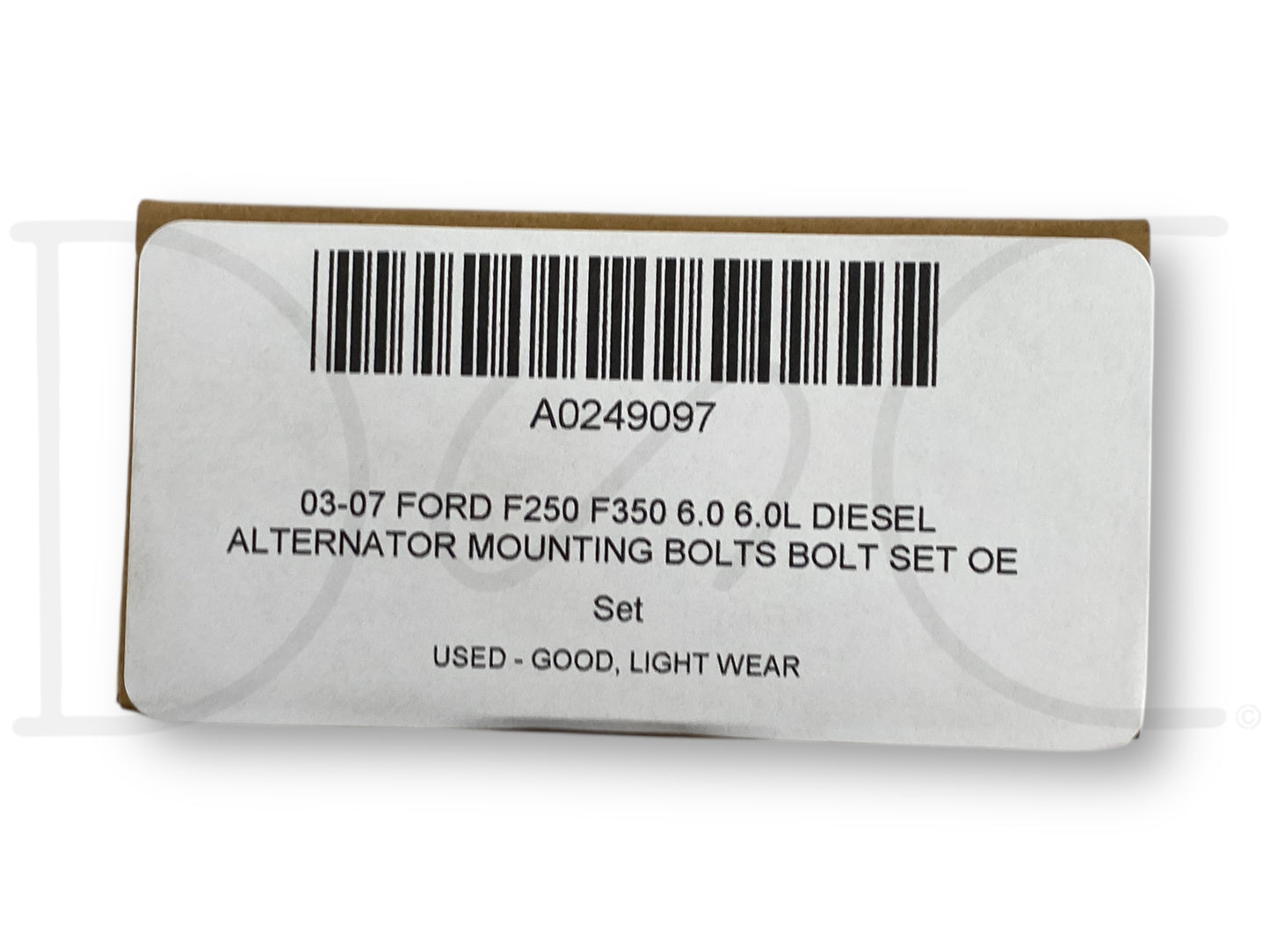 03-07 Ford F250 F350 6.0 6.0L Diesel Alternator Mounting Bolts Bolt Set OE