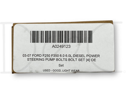 03-07 Ford F250 F350 6.0 6.0L Diesel Power Steering Pump Bolts Bolt Set [4] OE