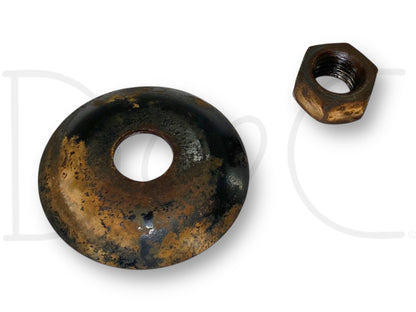 99-07 Ford F250 F350 Lower Coil Spring Retainer Washer W/ Nut 2WD