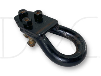 00-07 Ford F250 F350 Tow Hook Recovery Loop Black W/ Bolts 1C34-17A954-Aa