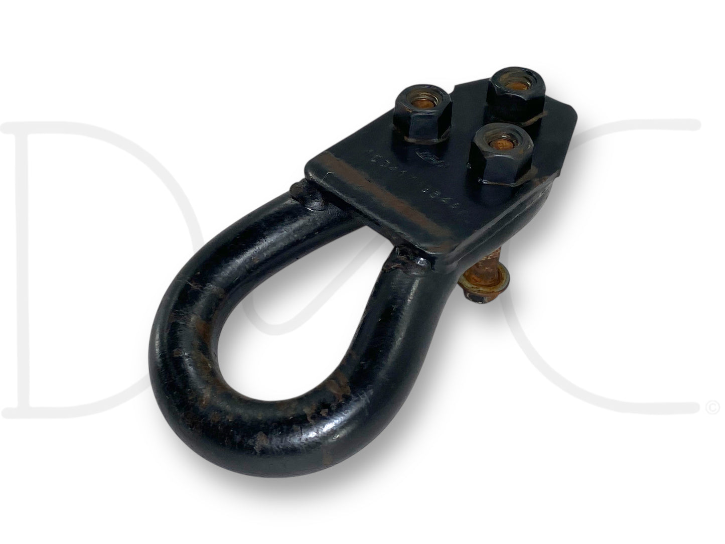 00-07 Ford F250 F350 Tow Hook Recovery Loop Black W/ Bolts 1C34-17A954-Aa