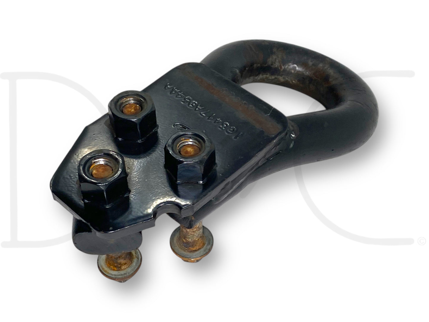 00-07 Ford F250 F350 Tow Hook Recovery Loop Black W/ Bolts 1C34-17A954-Aa
