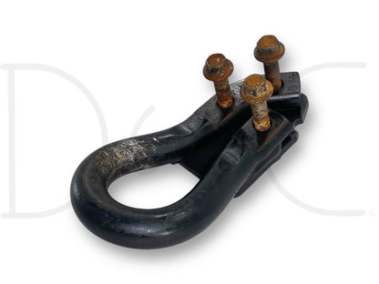 00-07 Ford F250 F350 Tow Hook Recovery Loop Black W/ Bolts 1C34-17A954-Aa