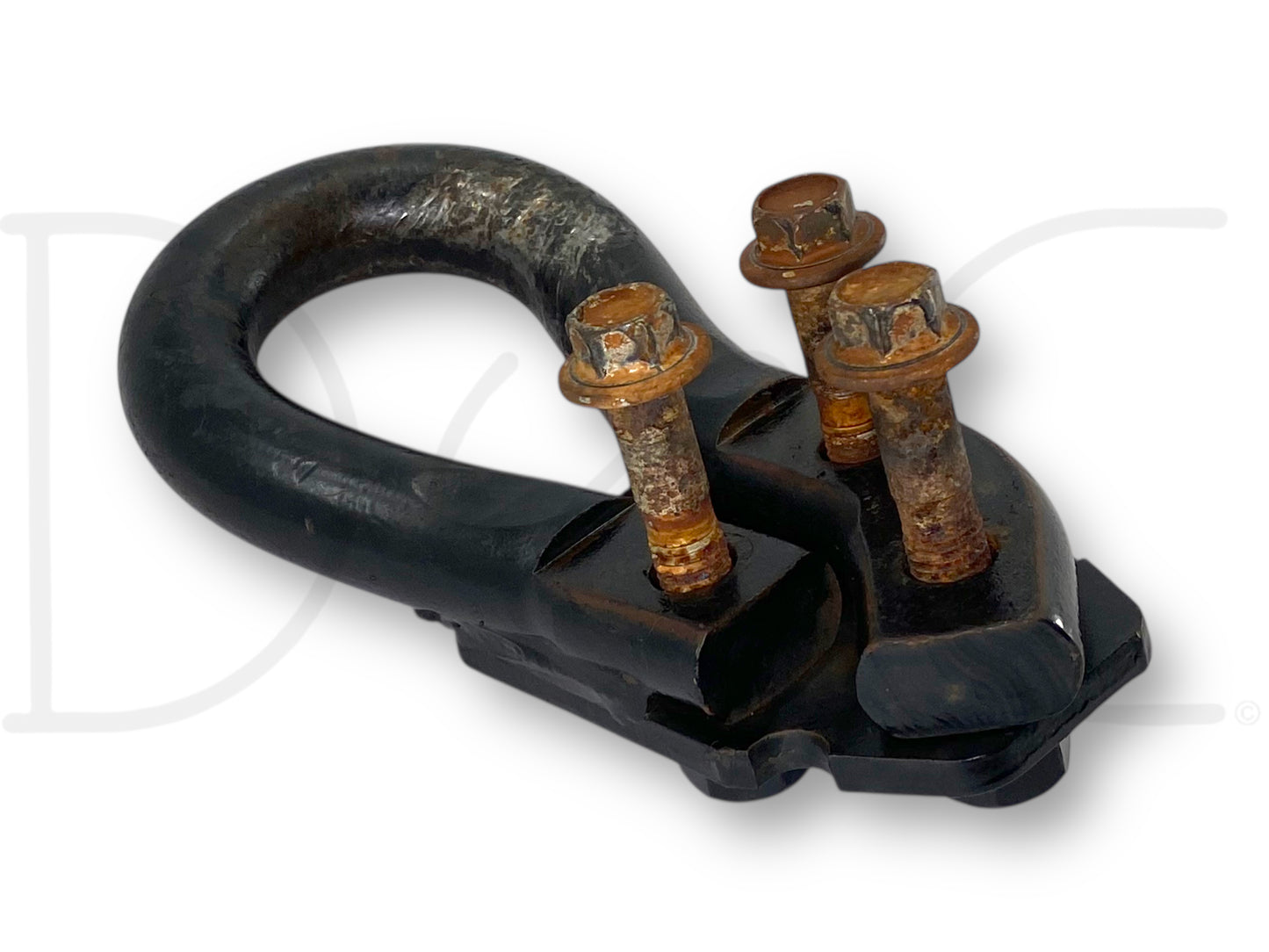 00-07 Ford F250 F350 Tow Hook Recovery Loop Black W/ Bolts 1C34-17A954-Aa