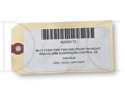 99-17 Ford F250 F350 2WD Front RH Right Radius Arm Suspension Control OE