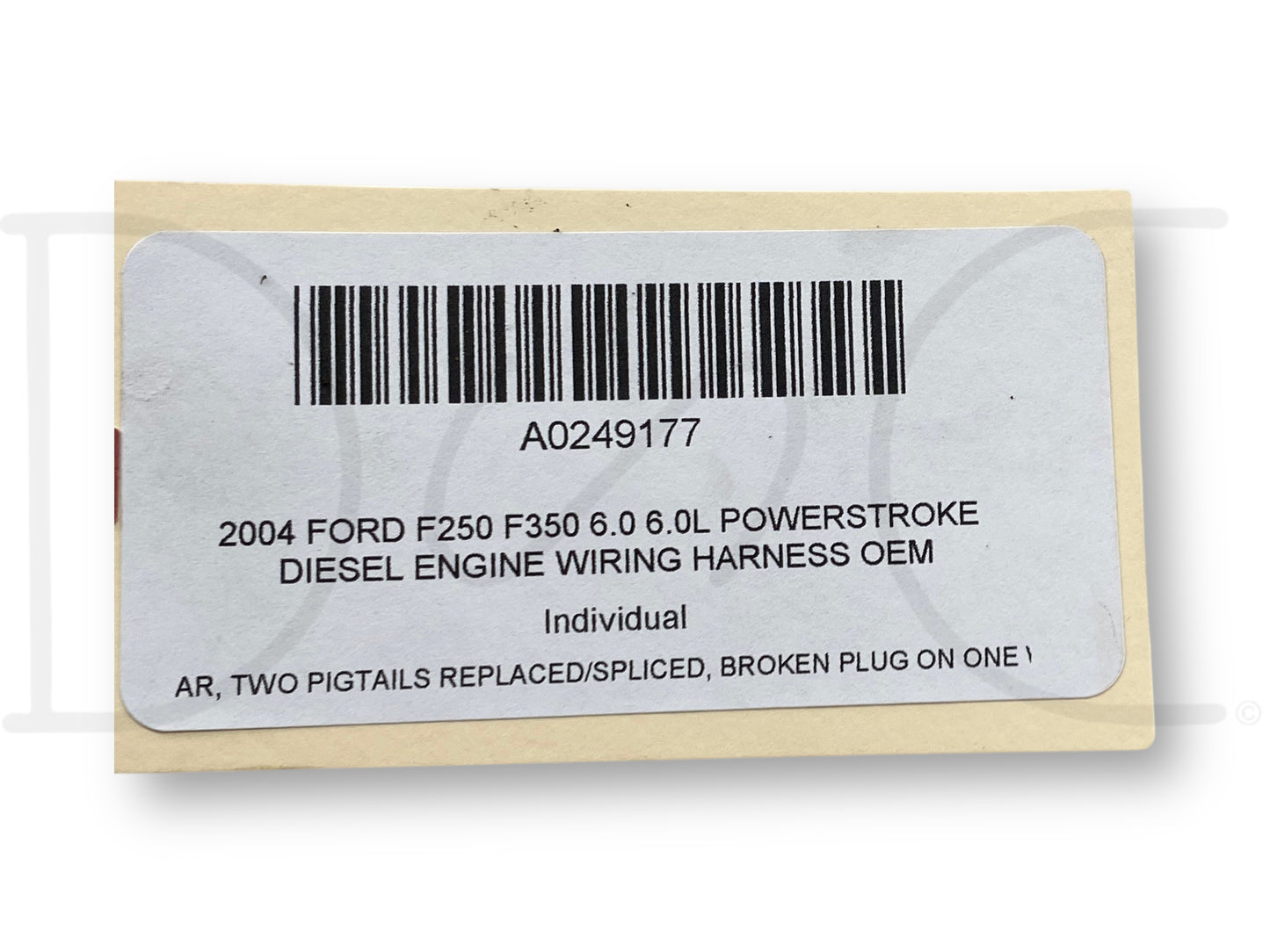 2004 Ford F250 F350 6.0 6.0L Powerstroke Diesel Engine Wiring Harness OEM