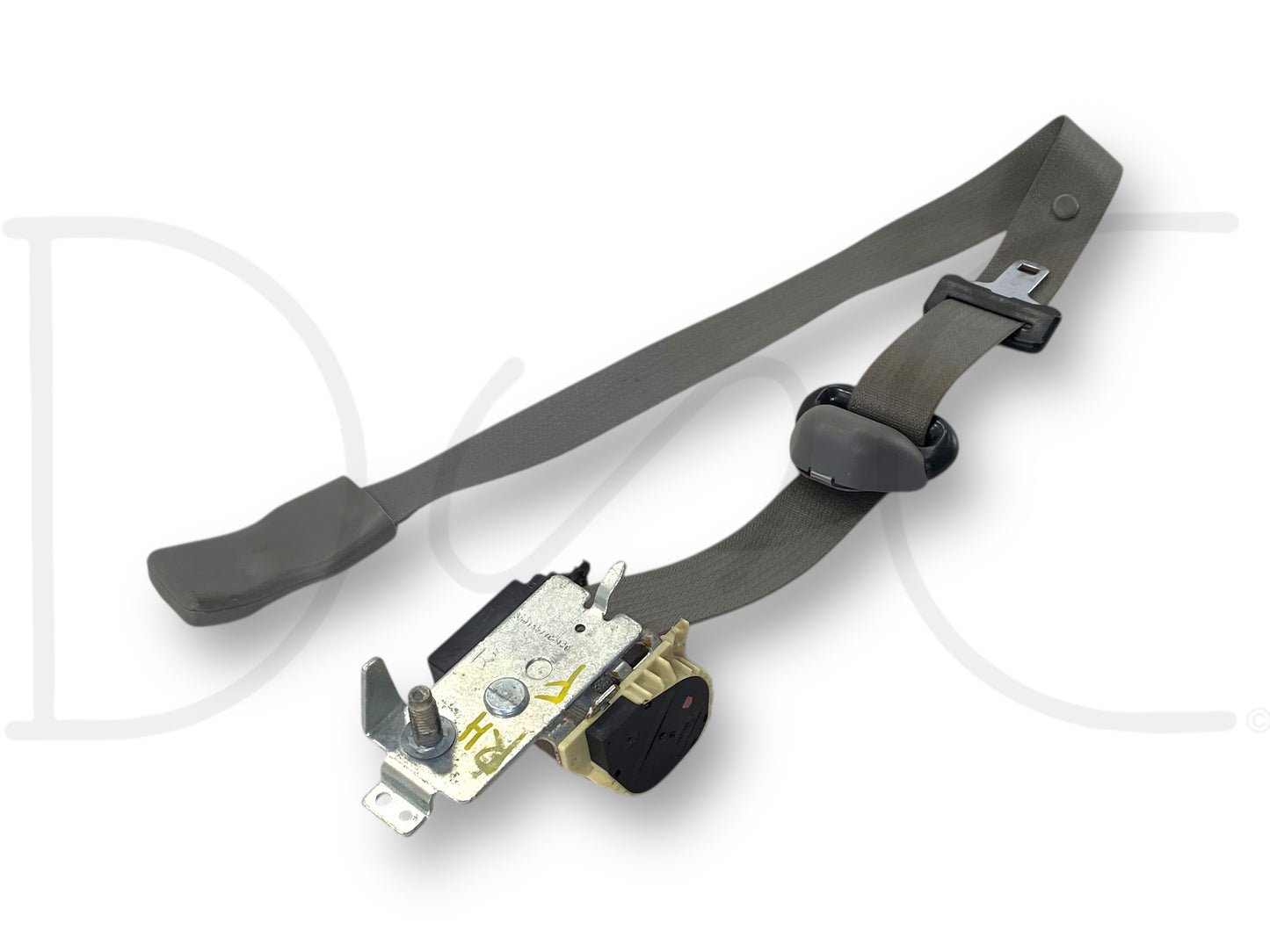 05-07 Ford F250 F350 RH Right Passenger Front Seat Belt Seatbelt Gray OE