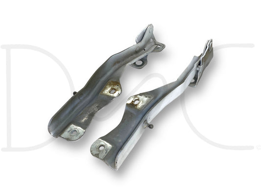 99-07 Ford F250 F350 Super Duty Hood Hinge Set White Hood Hinges OE RH LH Pair