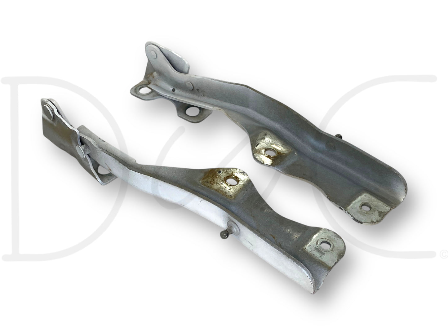 99-07 Ford F250 F350 Super Duty Hood Hinge Set White Hood Hinges OE RH LH Pair