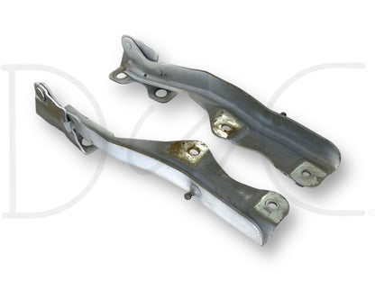 99-07 Ford F250 F350 Super Duty Hood Hinge Set White Hood Hinges OE RH LH Pair