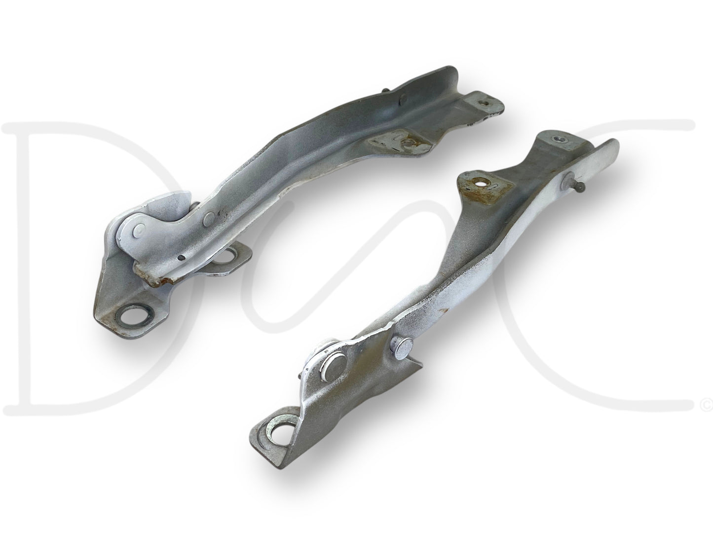 99-07 Ford F250 F350 Super Duty Hood Hinge Set White Hood Hinges OE RH LH Pair