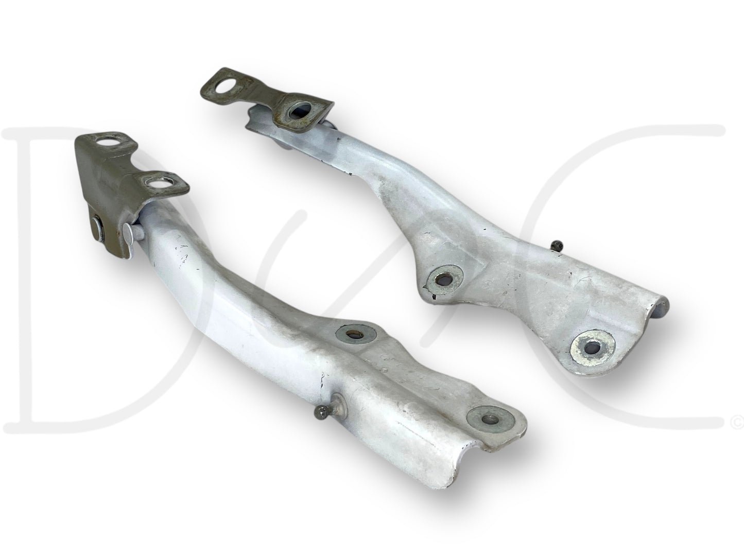 99-07 Ford F250 F350 Super Duty Hood Hinge Set White Hood Hinges OE RH LH Pair