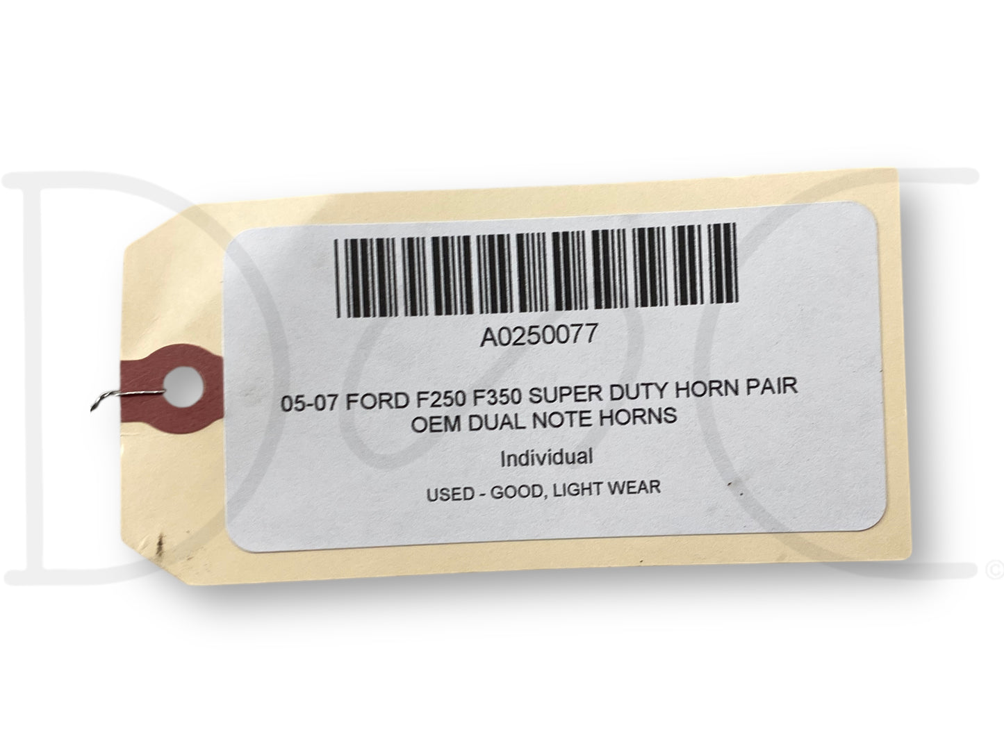 05-07 Ford F250 F350 Super Duty Horn Pair OEM Dual Note Horns