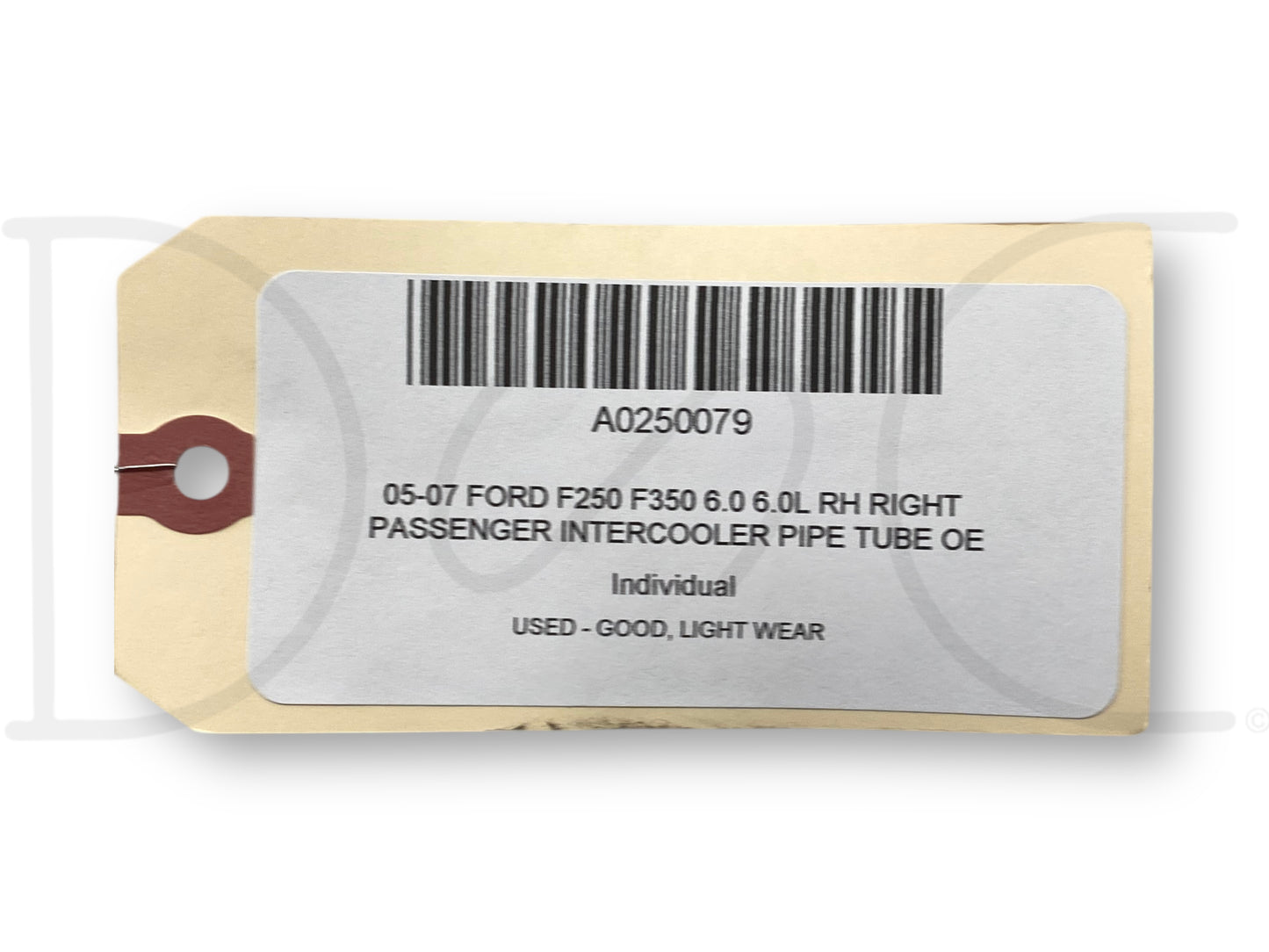 05-07 Ford F250 F350 6.0 6.0L RH Right Passenger Intercooler Pipe Tube OE