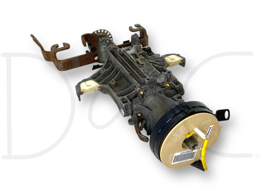 05-07 Ford F250 F350 Tilt Steering Column Auto Trans W/ Key & Clockspring OE