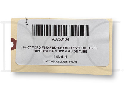 04-07 Ford F250 F350 6.0 6.0L Diesel Oil Level Dipstick Dip Stick & Guide Tube